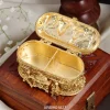 Antique Gold Look Like Temple Kumkum Box