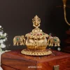 Ganesha and Elephant Kumkum Box