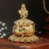 Krishna with Kamadenu Design Kumkum Box