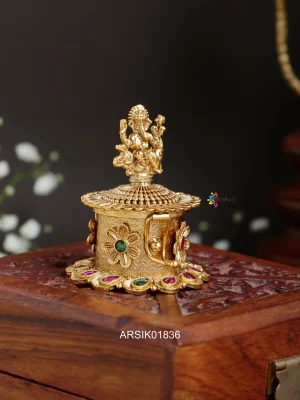 Divine Ganesha Kumkum Box