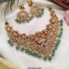 Bridal Temple Stone Necklace