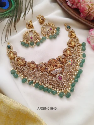 Bridal Temple Stone Necklace