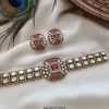 Ruby Kundan Studded Choker Set