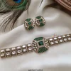 Emerald Kundan Studded Choker Set