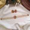 Three Layer Pearls Choker Set