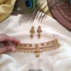 Lakshmi AD Stone High Neck Choker Set