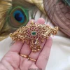 Antique Gold Bead Hair Clip