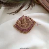 Lakshmi Peacock Kemp Red Stone Hair Brooch