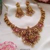 Antique Temple Jadau Kundan Necklace