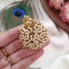 Peacock Pearl Hair Brooch