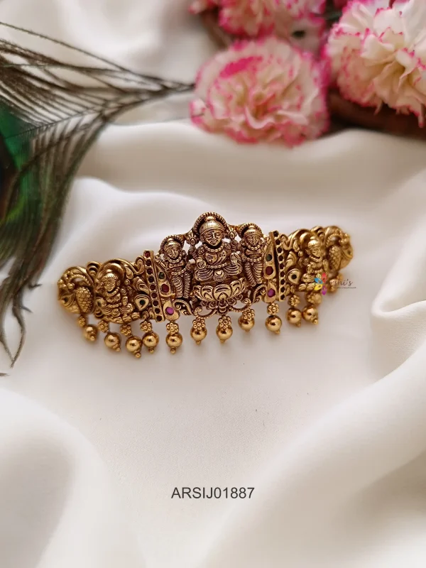 Temple Lakshmi Kemp Stone Hair Clip