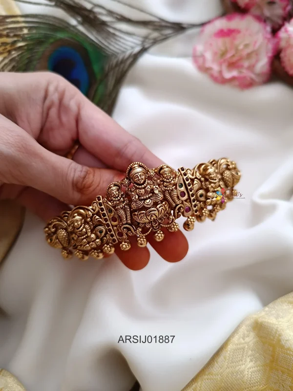 Temple Lakshmi Kemp Stone Hair Clip