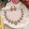 Diamond Look Like Cluster Necklace