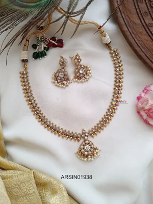 AD Stone Studded Necklace