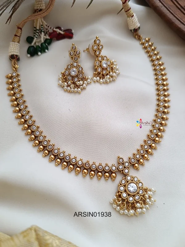 AD Stone Studded Necklace