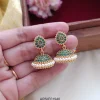 Emerald Stone Jhumka