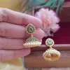 Emerald Stone Jhumka