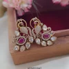 Victorian Pink Stone Earrings