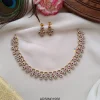 Diamond Lokk Like Two Layer Necklace