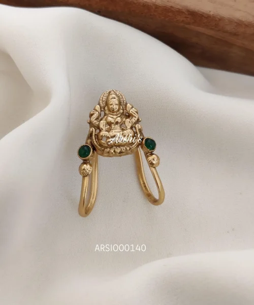 Temple Lakshmi Bridal Finger Ring