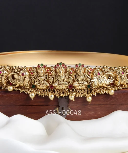 Lakshmi And Elephant Design Bridal Hipbelt